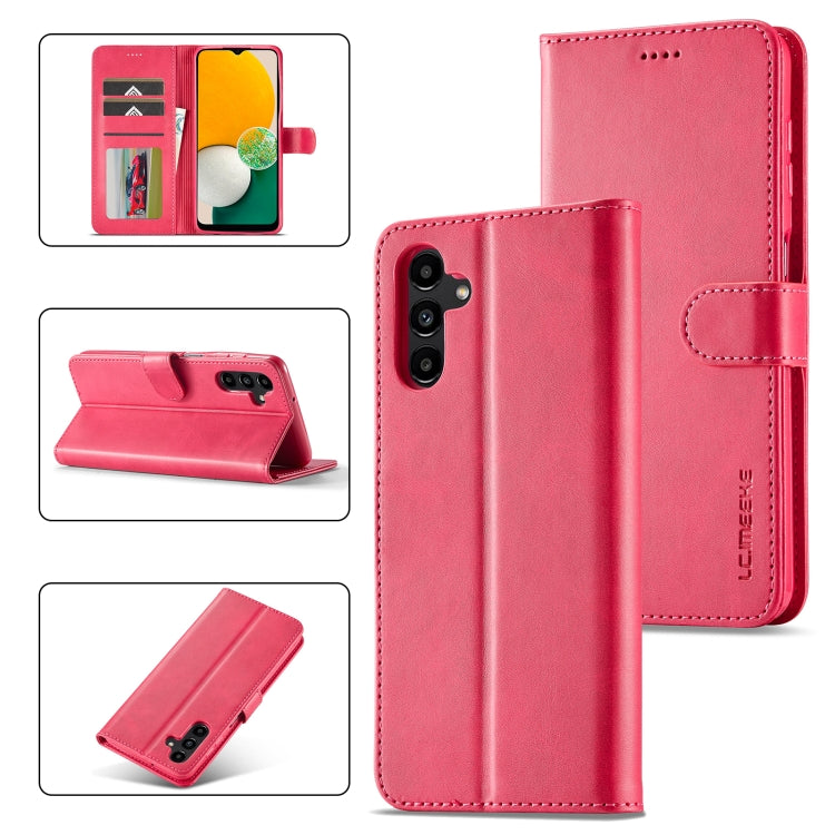 For Samsung Galaxy A24 4G / 5G LC.IMEEKE Calf Texture Leather Phone Case