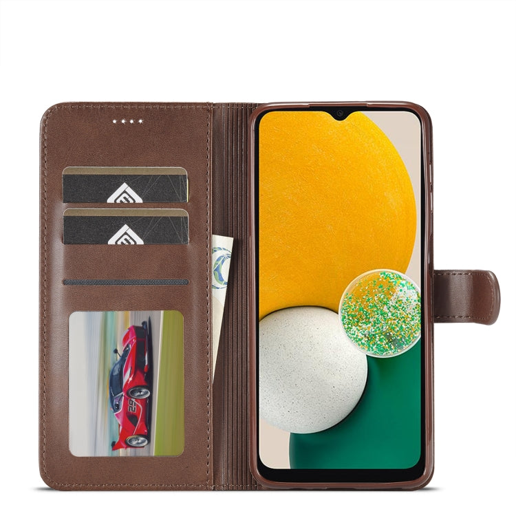 For Samsung Galaxy A24 4G / 5G LC.IMEEKE Calf Texture Leather Phone Case