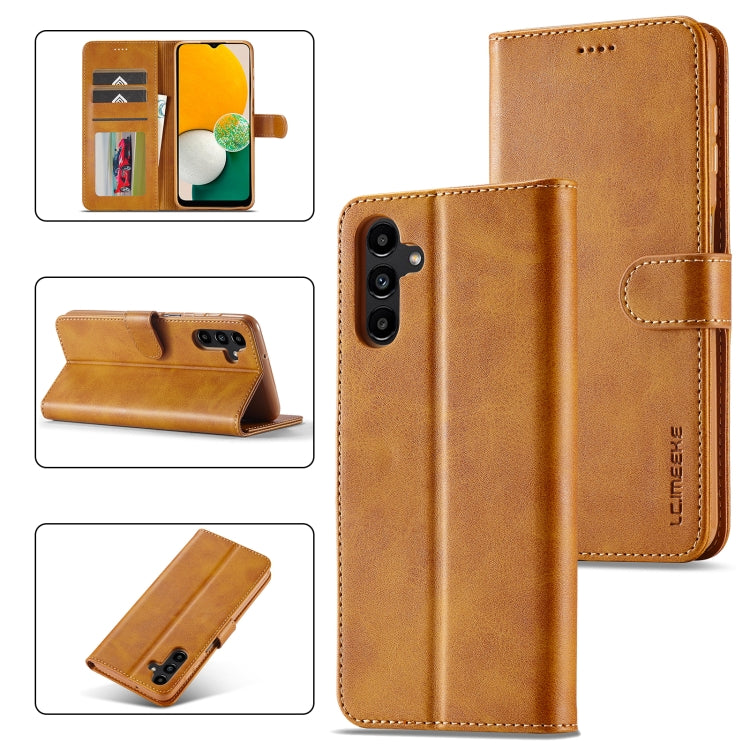For Samsung Galaxy A24 4G / 5G LC.IMEEKE Calf Texture Leather Phone Case