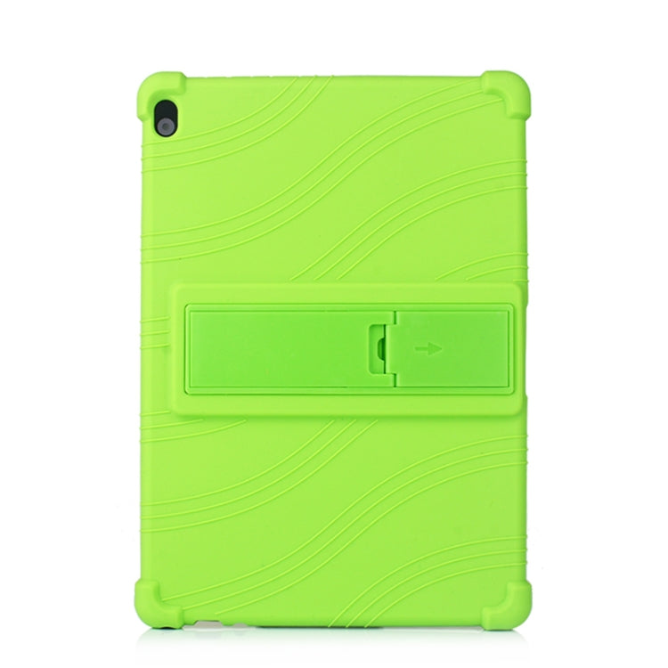 For Lenovo Tab M10 Tablet PC Silicone Protective Case with Invisible Bracket