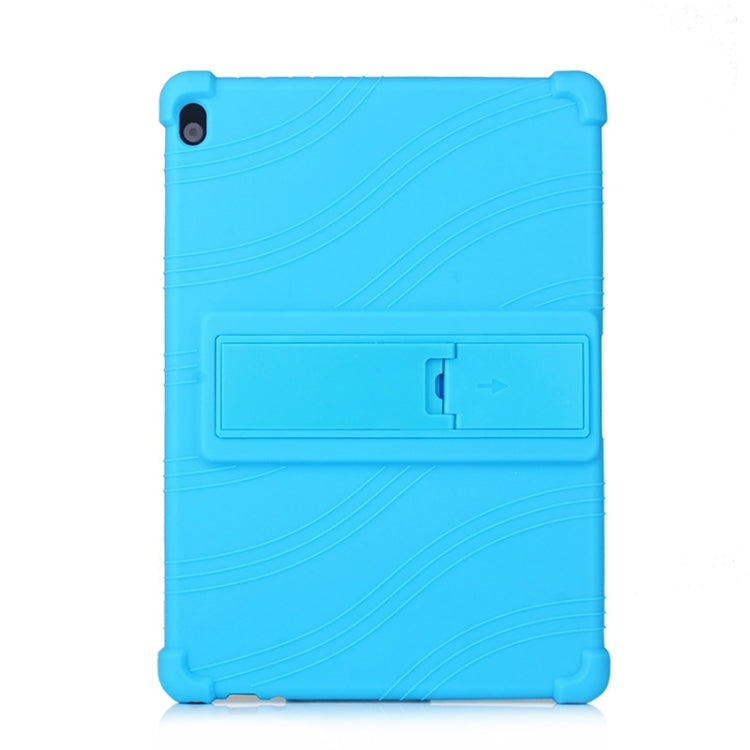 For Lenovo Tab M10 Tablet PC Silicone Protective Case with Invisible Bracket