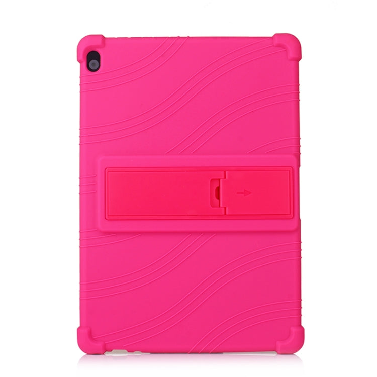 For Lenovo Tab M10 Tablet PC Silicone Protective Case with Invisible Bracket