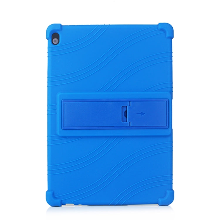 For Lenovo Tab M10 Tablet PC Silicone Protective Case with Invisible Bracket