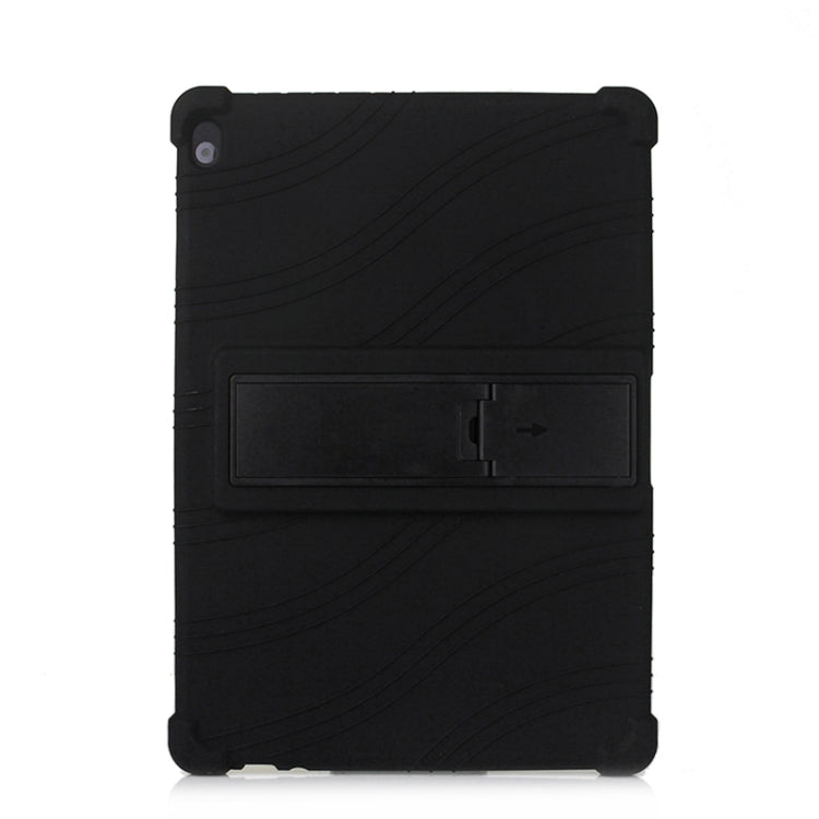For Lenovo Tab M10 Tablet PC Silicone Protective Case with Invisible Bracket