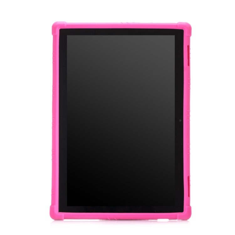 For Lenovo Tab E10 Tablet PC Silicone Protective Case with Invisible Bracket