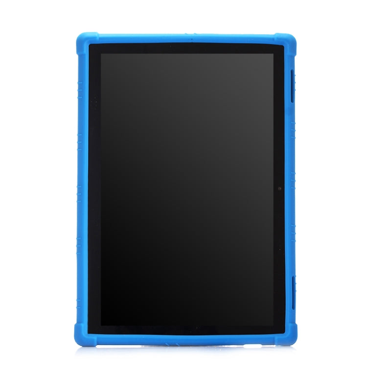 For Lenovo Tab E10 Tablet PC Silicone Protective Case with Invisible Bracket