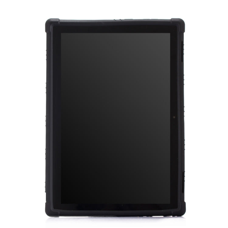 For Lenovo Tab E10 Tablet PC Silicone Protective Case with Invisible Bracket