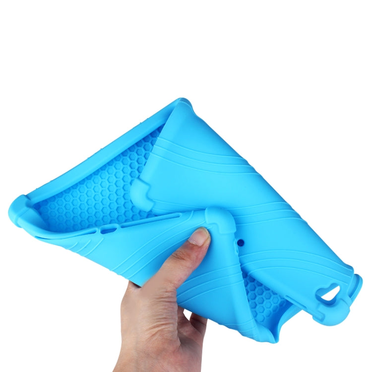 For iPad 6 (9.7 Universal) Tablet PC Silicone Protective Case with Invisible Bracket