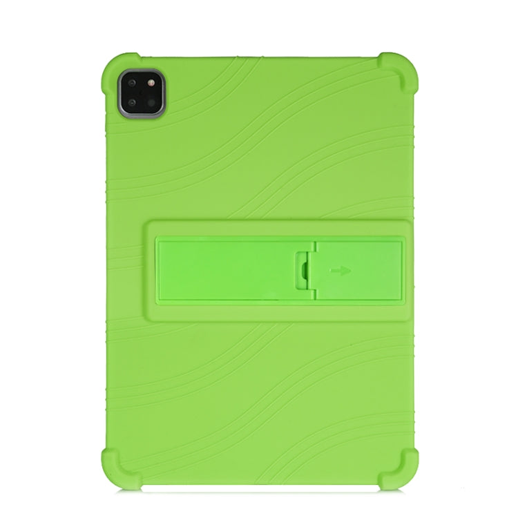 For iPad Pro 11 inch ï¼ˆ2018ï¼‰ Tablet PC Silicone Protective Case with Invisible Bracket