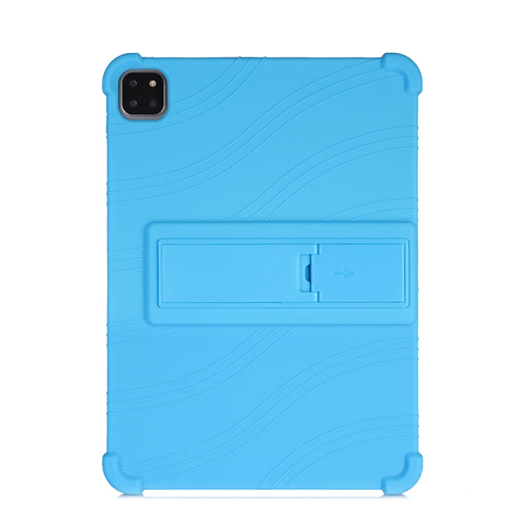 For iPad Pro 11 inch ï¼ˆ2018ï¼‰ Tablet PC Silicone Protective Case with Invisible Bracket