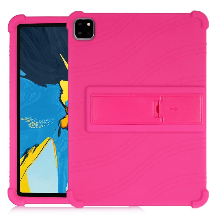 For iPad Pro 11 inch ï¼ˆ2018ï¼‰ Tablet PC Silicone Protective Case with Invisible Bracket