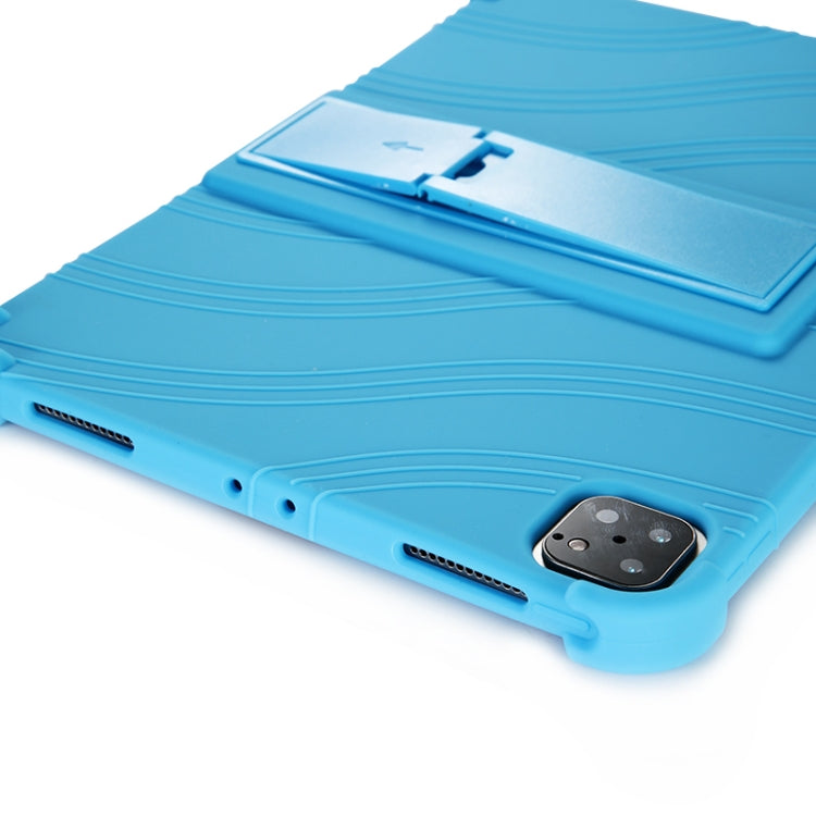For iPad Pro 11 inch ï¼ˆ2018ï¼‰ Tablet PC Silicone Protective Case with Invisible Bracket