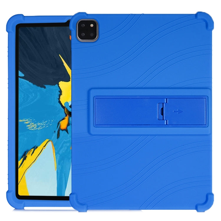 For iPad Pro 11 inch ï¼ˆ2018ï¼‰ Tablet PC Silicone Protective Case with Invisible Bracket