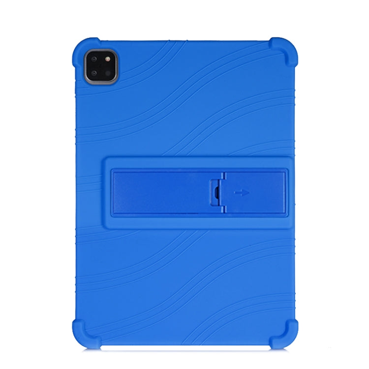 For iPad Pro 11 inch ï¼ˆ2018ï¼‰ Tablet PC Silicone Protective Case with Invisible Bracket