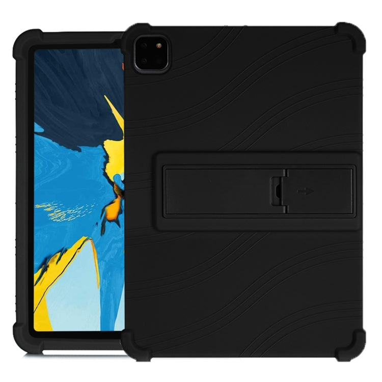 For iPad Pro 11 inch ï¼ˆ2018ï¼‰ Tablet PC Silicone Protective Case with Invisible Bracket