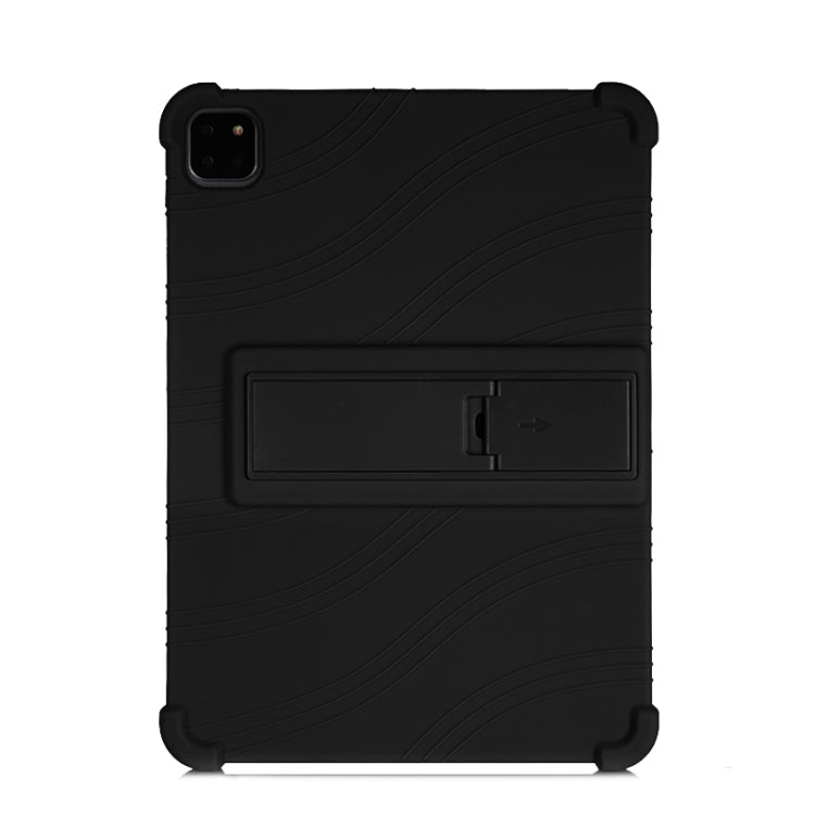 For iPad Pro 11 inch ï¼ˆ2018ï¼‰ Tablet PC Silicone Protective Case with Invisible Bracket