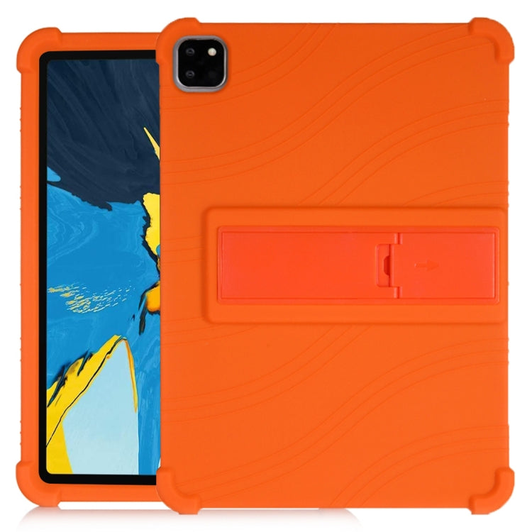 For iPad Pro 11 inch ï¼ˆ2018ï¼‰ Tablet PC Silicone Protective Case with Invisible Bracket