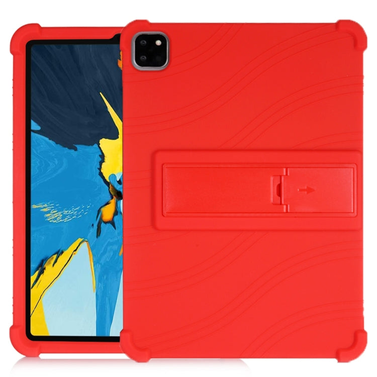For iPad Pro 11 inch ï¼ˆ2018ï¼‰ Tablet PC Silicone Protective Case with Invisible Bracket