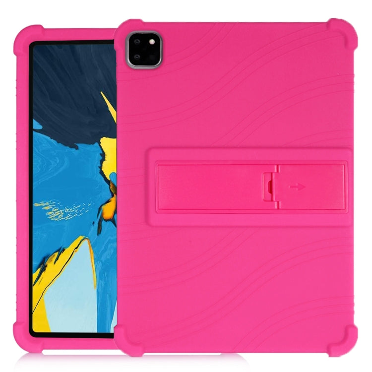 For iPad Pro 11 inch ï¼ˆ2018ï¼‰ Tablet PC Silicone Protective Case with Invisible Bracket
