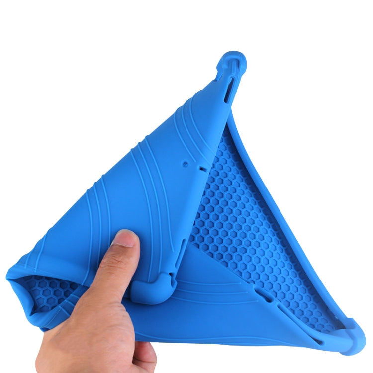 For iPad 10.2 / 10.5 Tablet PC Silicone Protective Case with Invisible Bracket