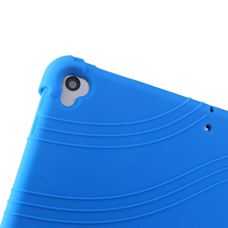 For iPad 10.2 / 10.5 Tablet PC Silicone Protective Case with Invisible Bracket