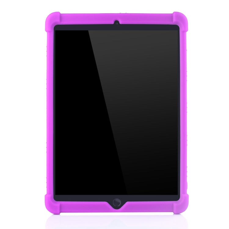 For iPad 10.2 / 10.5 Tablet PC Silicone Protective Case with Invisible Bracket