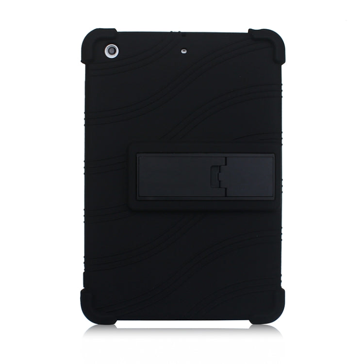 For iPad mini 3 / 2 / 1 Tablet PC Silicone Protective Case with Invisible Bracket