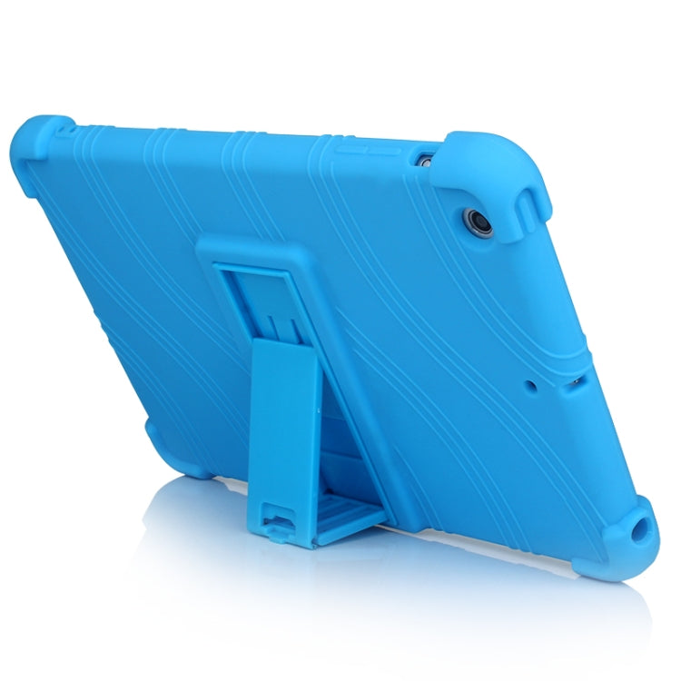 For iPad mini 3 / 2 / 1 Tablet PC Silicone Protective Case with Invisible Bracket