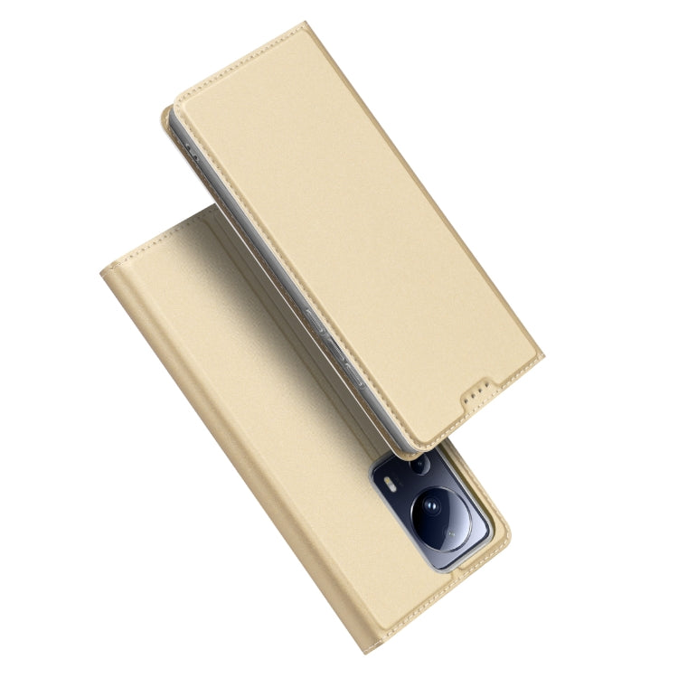 For Xiaomi 13 Lite DUX DUCIS Skin Pro Series Flip Leather Phone Case
