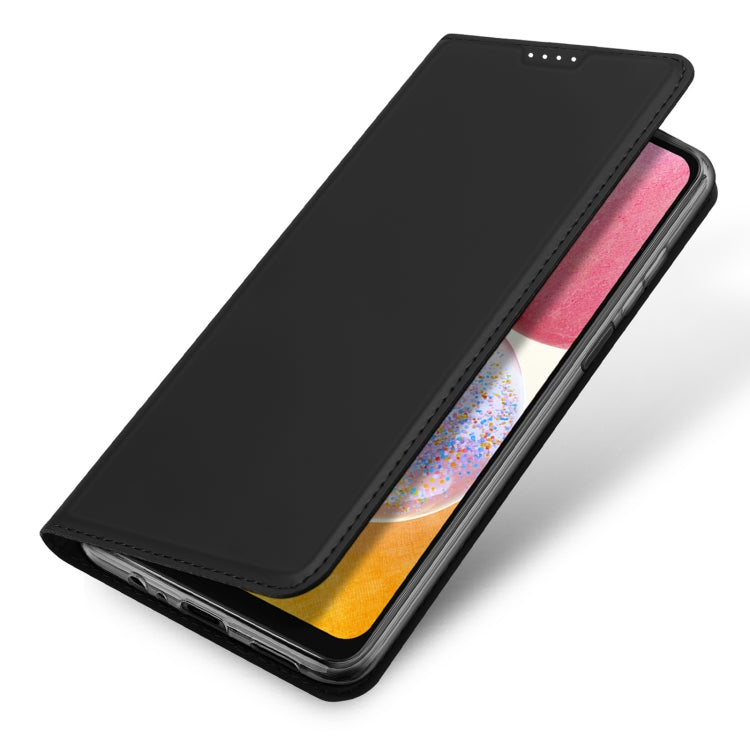 For Samsung Galaxy A14 4G DUX DUCIS Skin Pro Series Flip Leather Phone Case