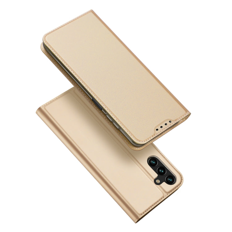 For Samsung Galaxy A14 4G DUX DUCIS Skin Pro Series Flip Leather Phone Case