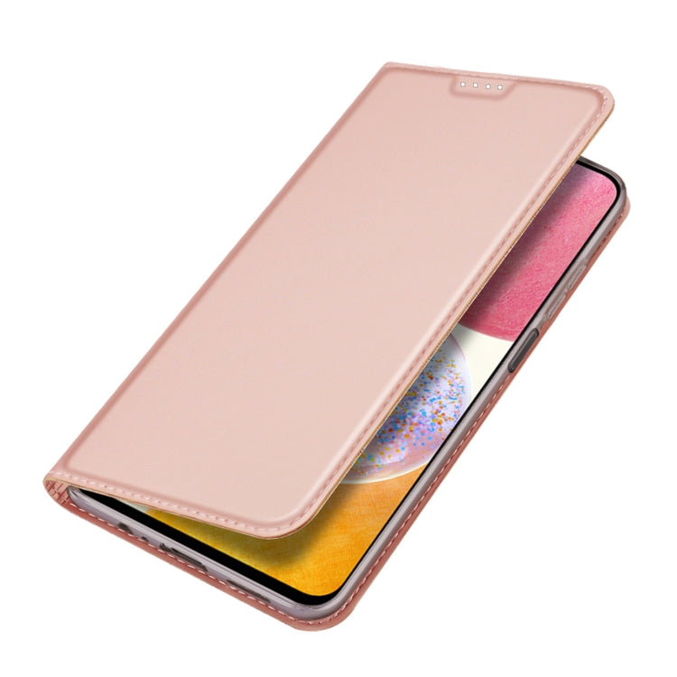 For Samsung Galaxy A14 4G DUX DUCIS Skin Pro Series Flip Leather Phone Case