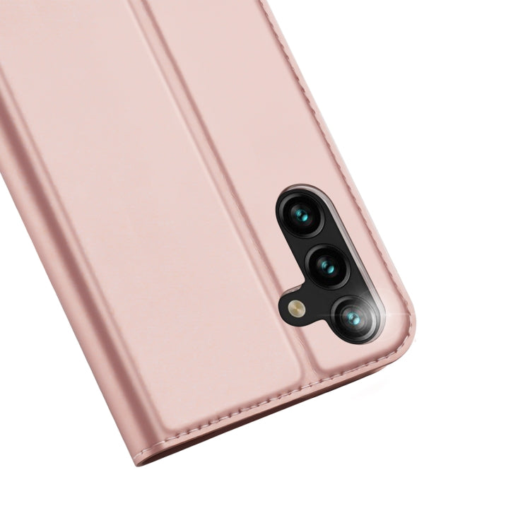 For Samsung Galaxy A14 4G DUX DUCIS Skin Pro Series Flip Leather Phone Case