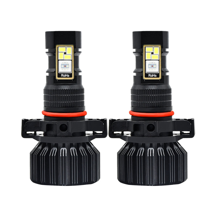 EV23 1 Pair 5202 60W / 15000LM / DC 9-16V IP68 Waterproof Car RGB Fog Light