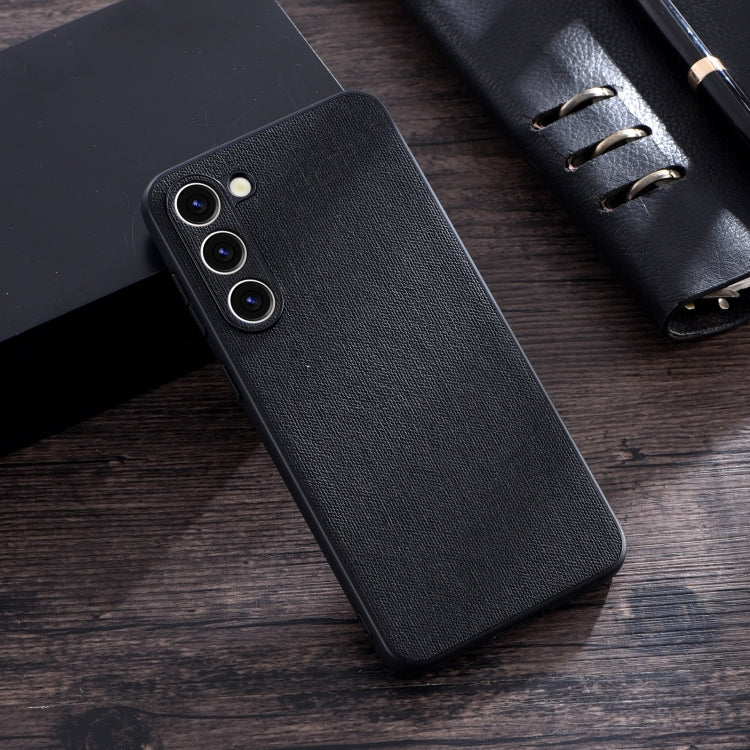 For Samsung Galaxy S23 5G Cloth Texture PU + TPU Phone Case