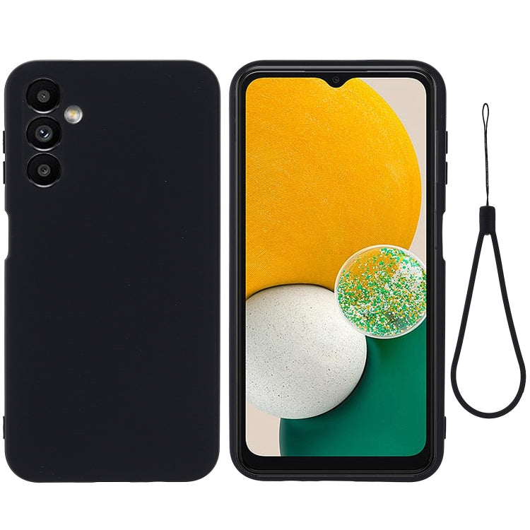 For Samsung Galaxy A14 4G Pure Color Liquid Silicone Shockproof Phone Case