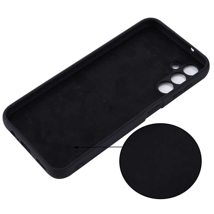 For Samsung Galaxy A14 4G Pure Color Liquid Silicone Shockproof Phone Case