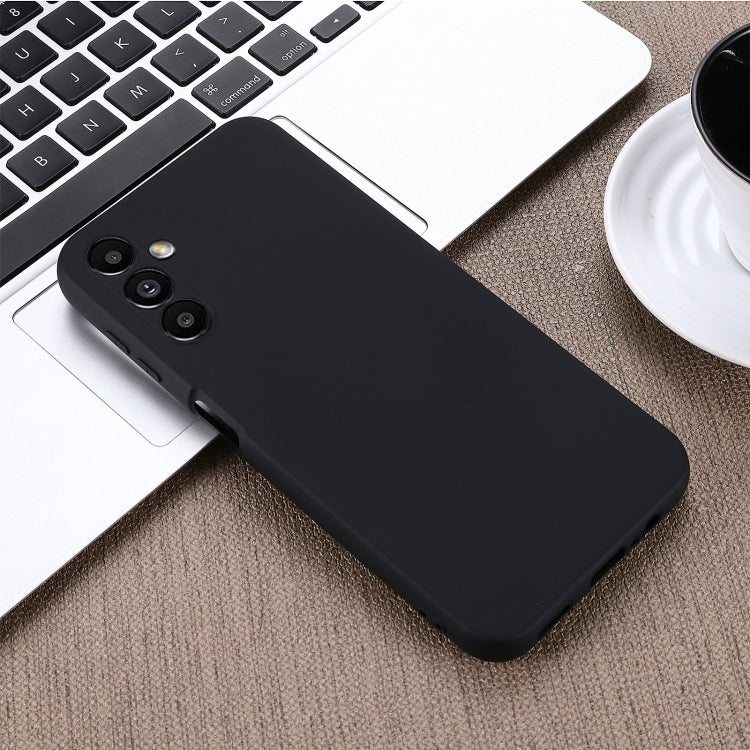 For Samsung Galaxy A14 4G Pure Color Liquid Silicone Shockproof Phone Case