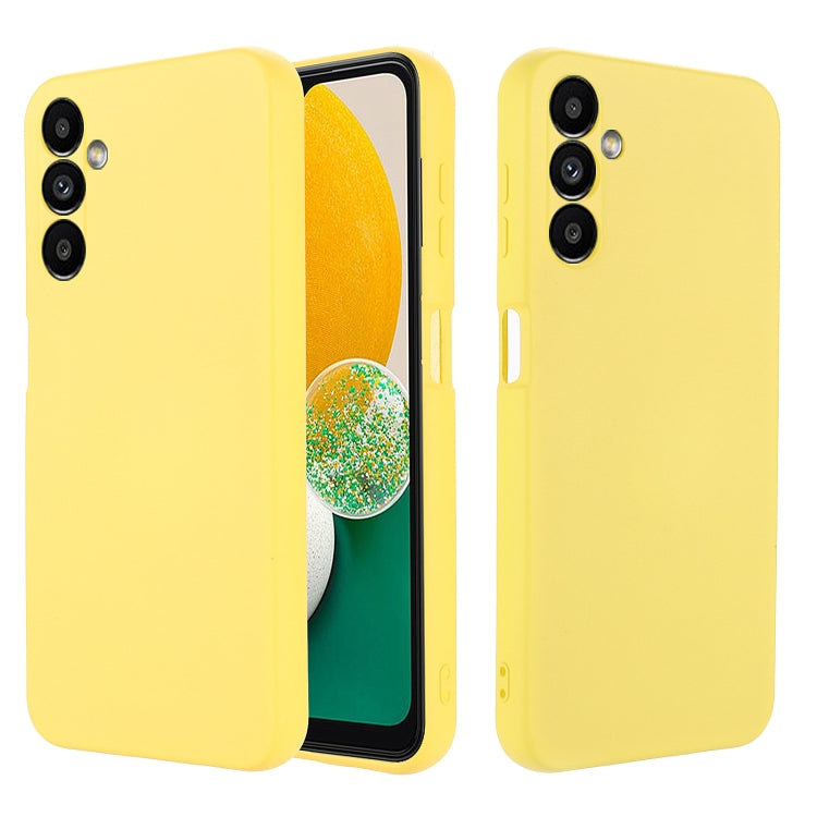 For Samsung Galaxy A14 4G Pure Color Liquid Silicone Shockproof Phone Case