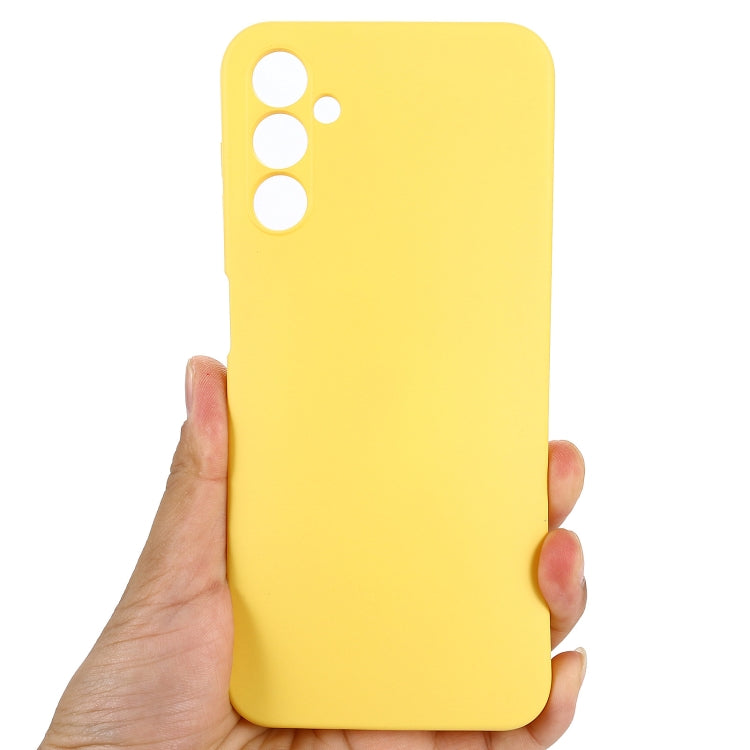 For Samsung Galaxy A14 4G Pure Color Liquid Silicone Shockproof Phone Case
