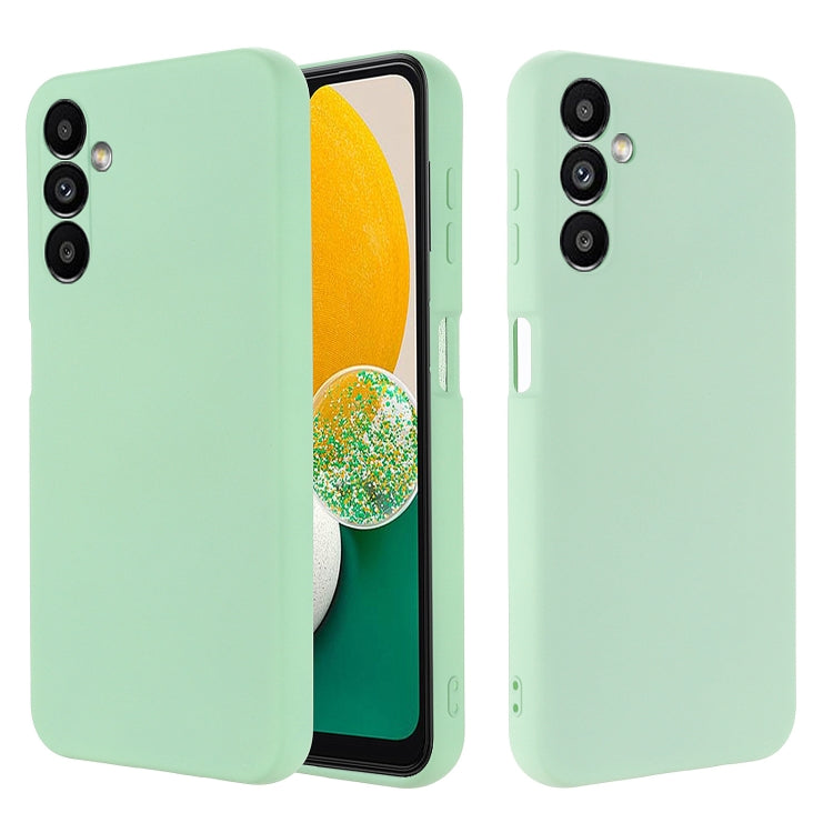 For Samsung Galaxy A14 4G Pure Color Liquid Silicone Shockproof Phone Case