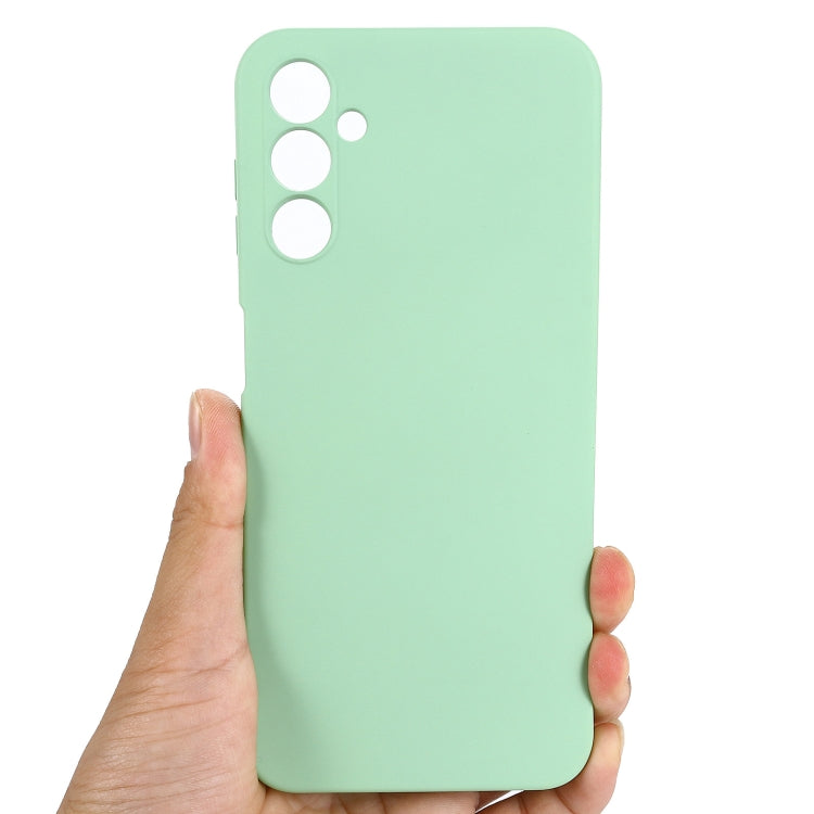For Samsung Galaxy A14 4G Pure Color Liquid Silicone Shockproof Phone Case
