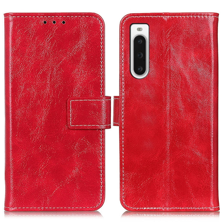 For Sony Xperia 10 V Retro Crazy Horse Texture Horizontal Flip Leather Phone Case