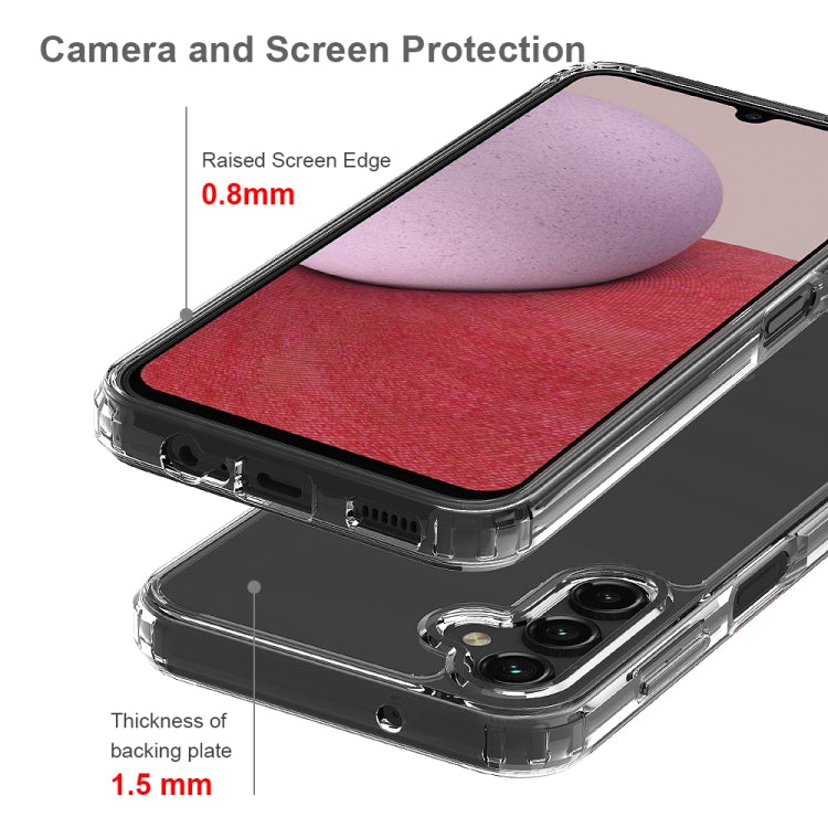 For Samsung Galaxy A14 4G Scratchproof Acrylic TPU Phone Case(Transparent)