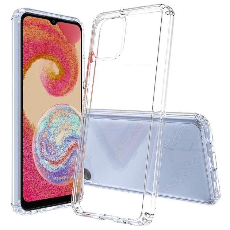For Samsung Galaxy A04e Scratchproof Acrylic TPU Phone Case(Transparent)