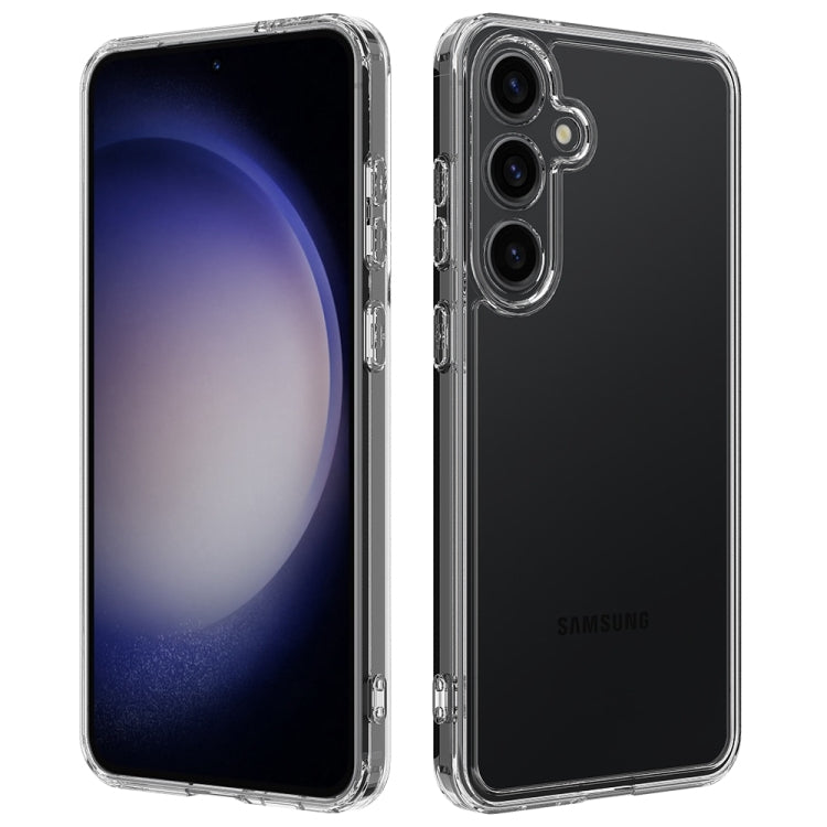 For Samsung Galaxy M55 Scratchproof Acrylic TPU Phone Case - Transparent