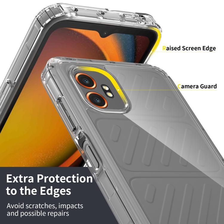 For Samsung Galaxy XCover7 Pro Scratchproof Acrylic TPU Phone Case - Transparent