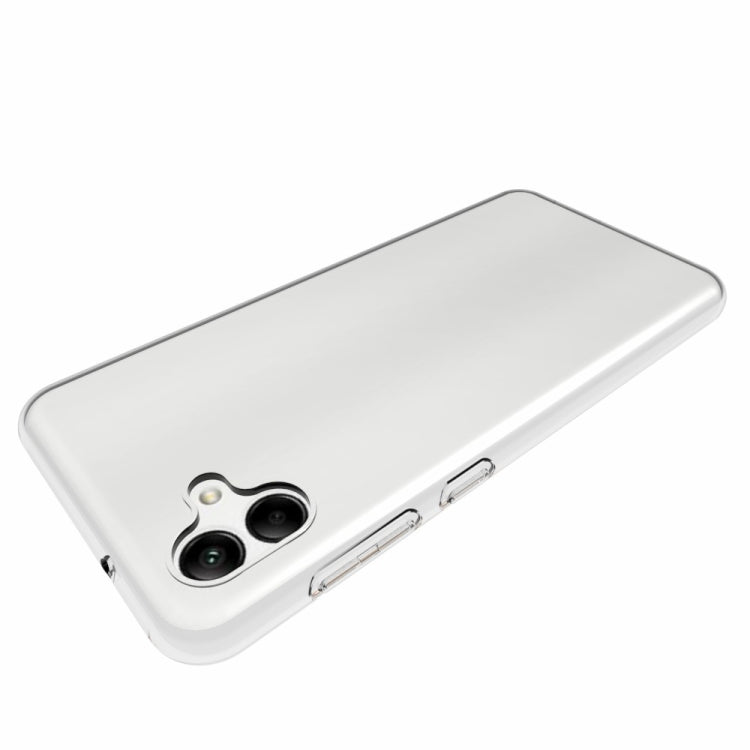 For Samsung Galaxy A04 4G Waterproof Texture TPU Phone Case(Transparent)