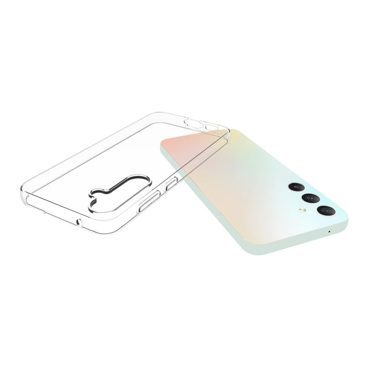 For Samsung Galaxy S23 FE 5G Waterproof Texture TPU Phone Case(Transparent)