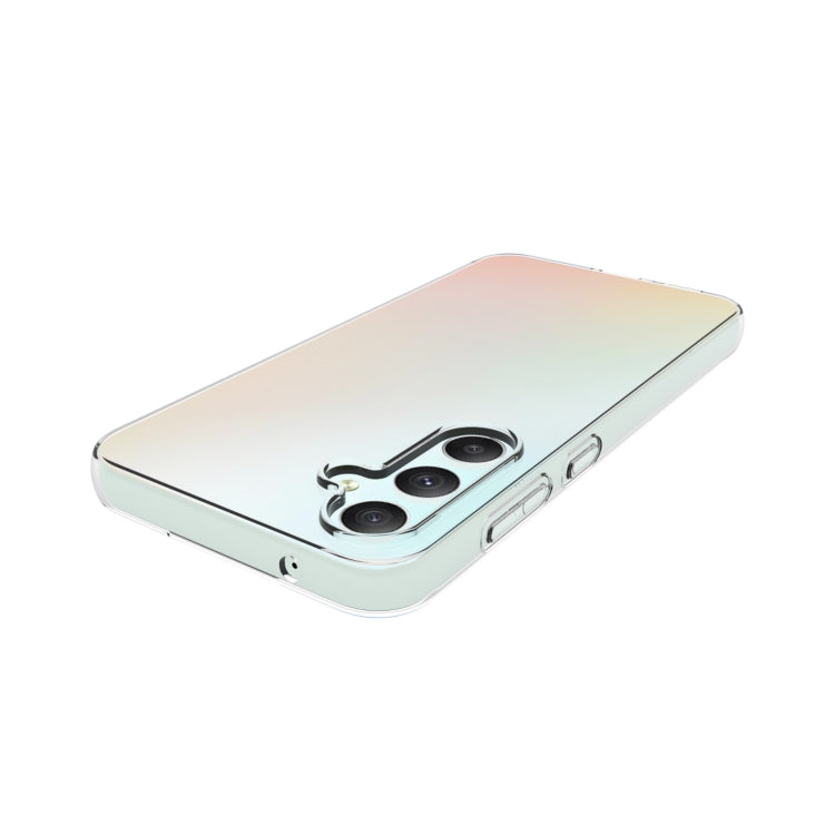 For Samsung Galaxy S23 FE 5G Waterproof Texture TPU Phone Case(Transparent)